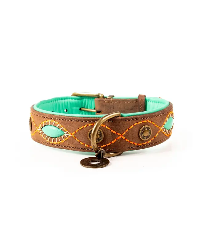 Dog with a Mission - Hippie Hundehalsband M / 2,5cm breit