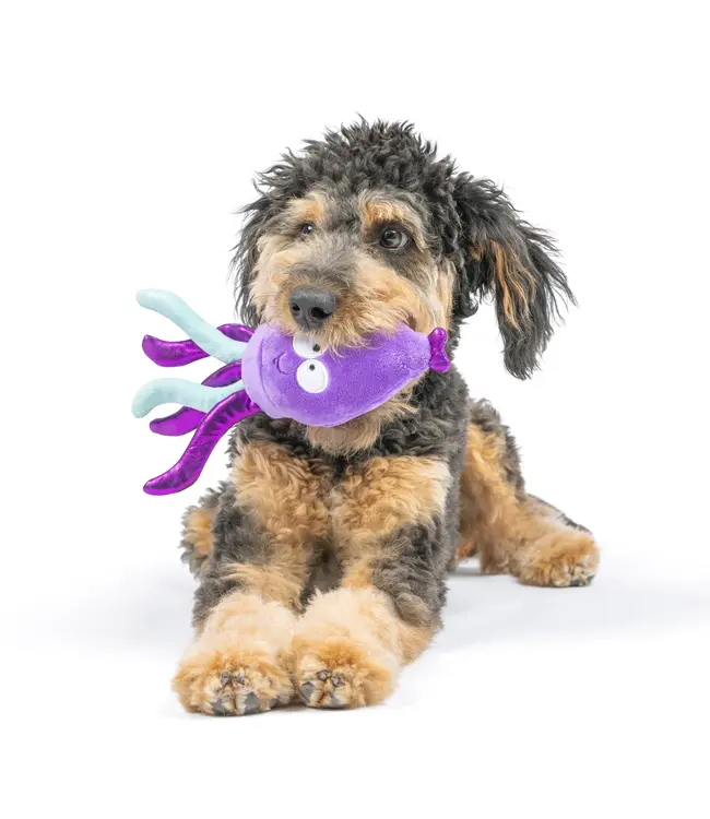 Hundespielzeug Lulubelles Power Plush Squiggly Squid