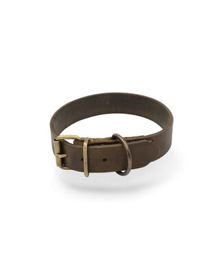 Flöckchens - Hundehalsband Oliiviõli Antik