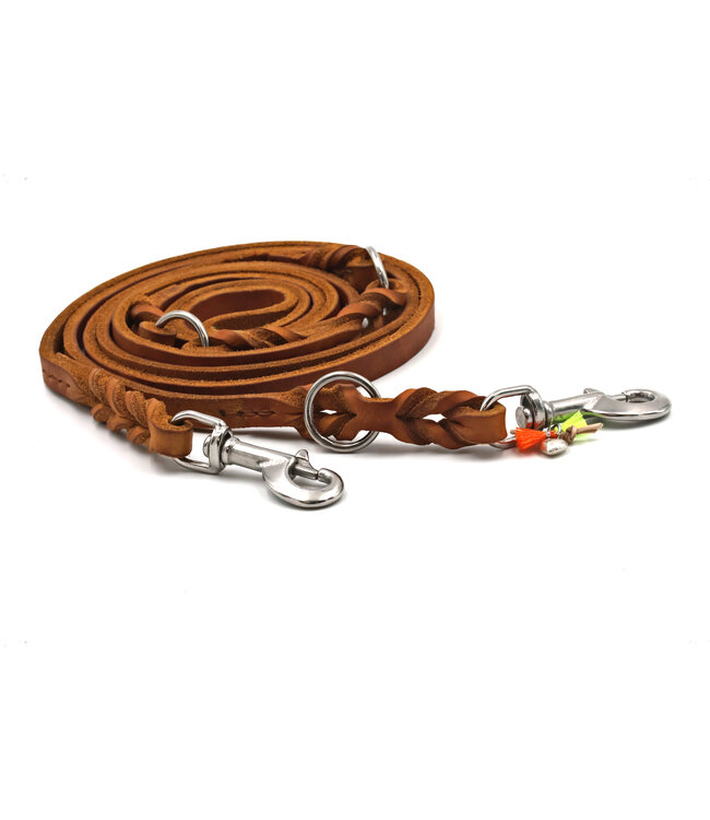 Flöckchens - Hundeleine Design - Cognac