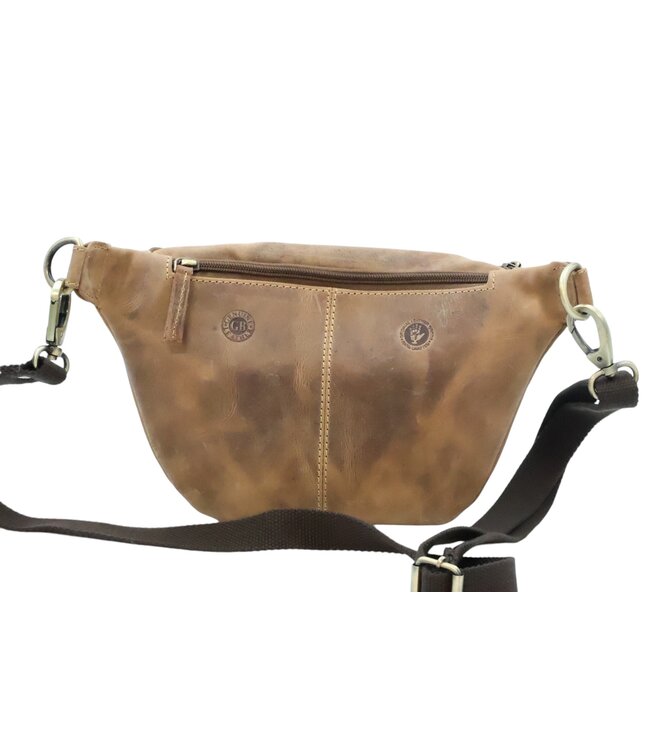 Greenburry -  Bauchtasche Leder 33x17cm "Vintage" antikbraun
