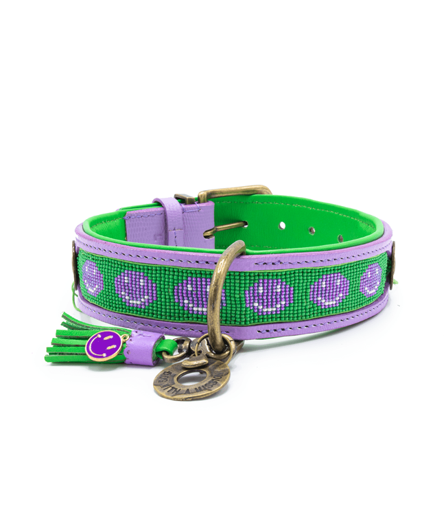 Dog with a Mission - Hippie Hundehalsband L / 4cm