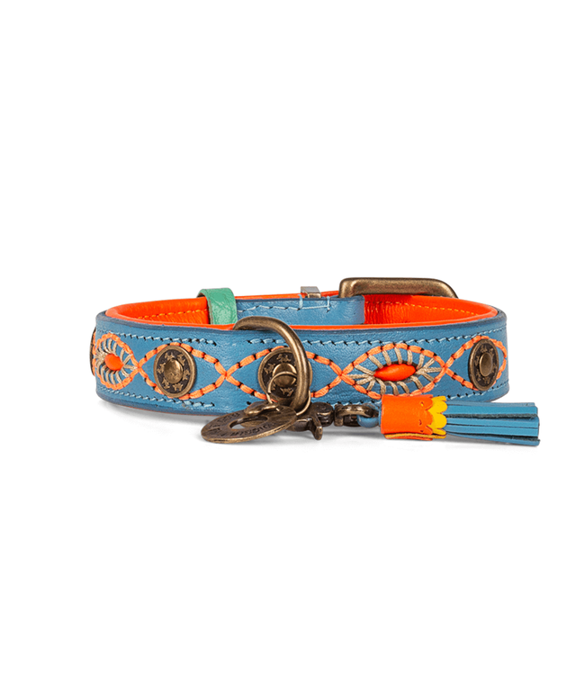 Dog with a Mission - Hippie Hundehalsband M / 2,5cm breit