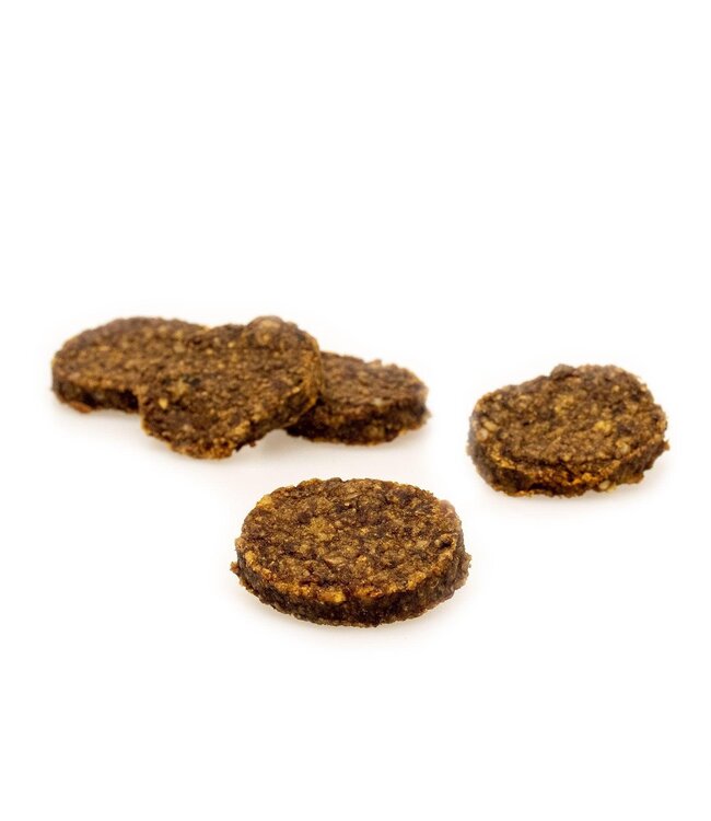 SANADOG -  Rinderburger mit Himbeeeren & Spinat