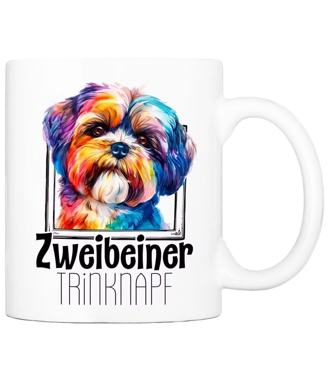 Cadouri -  Tasse ZWEIBEINER TRINKNAPF mit Bolonka Zwetna