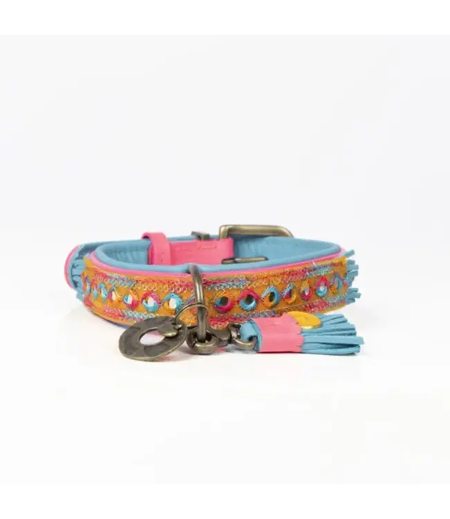 Dog with a Mission - Hippie Hundehalsband Indian Summer