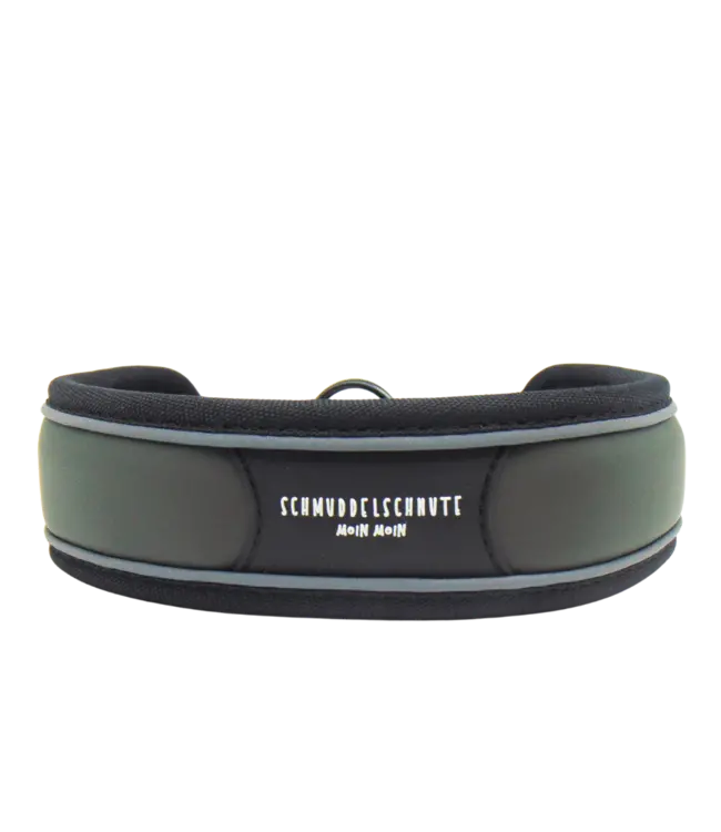 Schmuddelschnute - Hundehalsband Allwedda olive