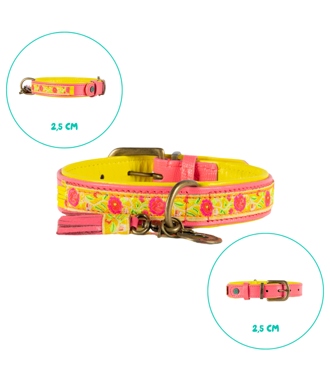 Dog with a Mission - Hippie Hundehalsband Lotus