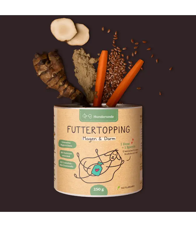 Hunderunde -  Futtertopping Magen & Darm