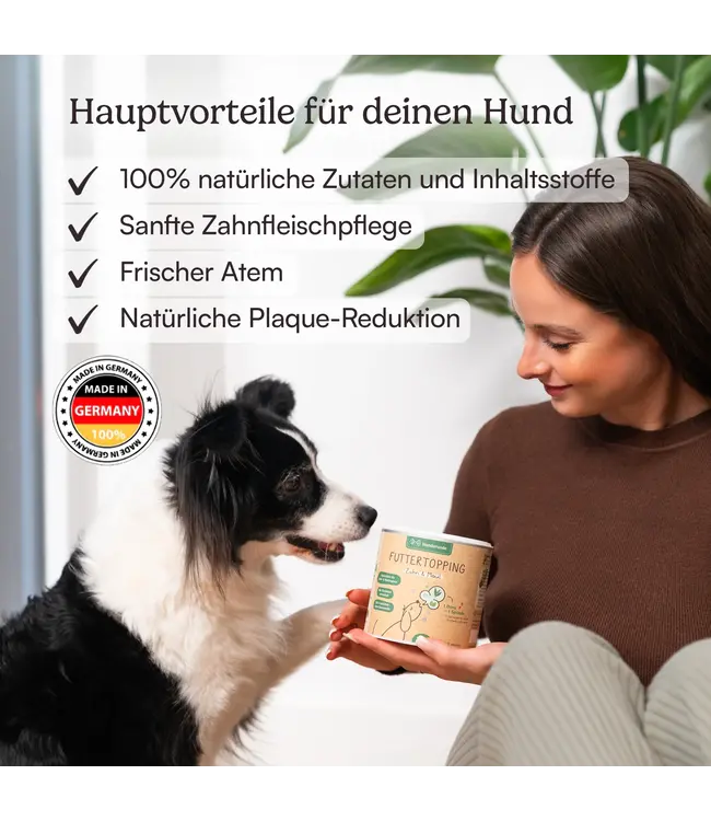 Hunderunde -  Futtertopping Zahn & Maul