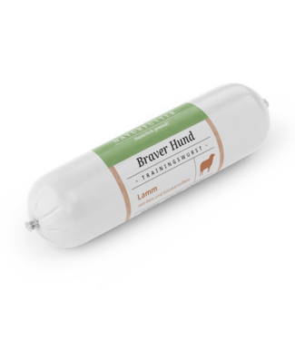 Naturfutter -  Trainingswurst Braver Hund Lamm