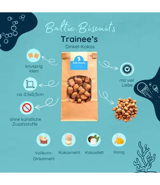 Baltic Biscuits - Hundekekse Trainee's Dinkel-Kokos