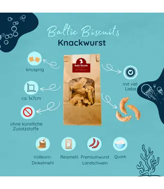 Baltic Biscuits - Hundekekse Knackwurst