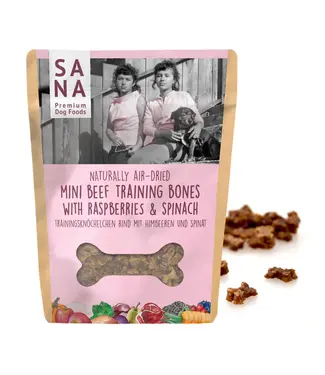 SANADOG -  Trainingssnack Rind mit Himbeeeren & Spinat