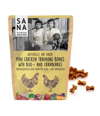 SANADOG -  Trainingsknöchelchen Huhn mit Blau-/Kranbeeren