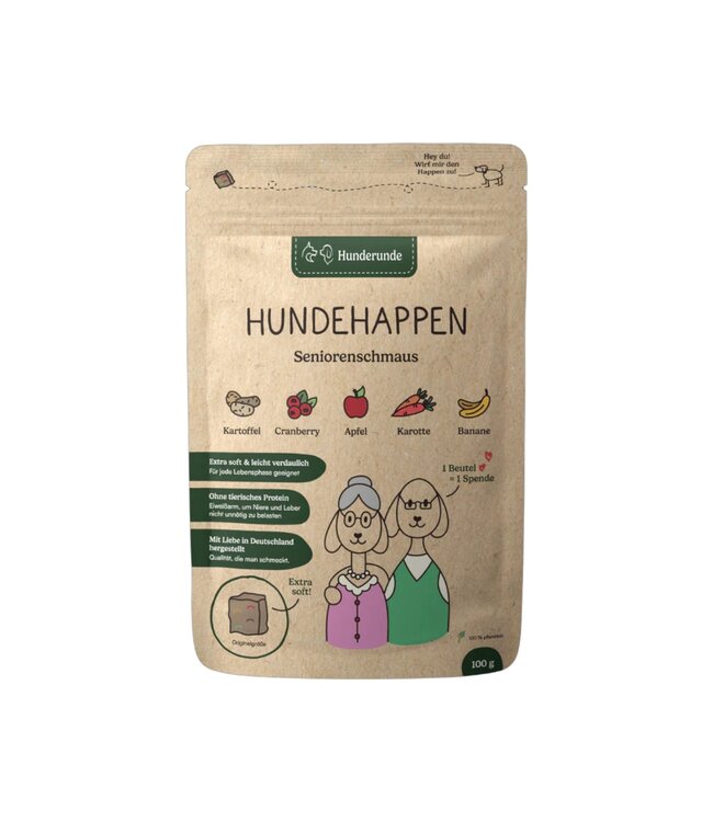 Hunderunde -  Hundehappen Seniorenschmaus - 100g