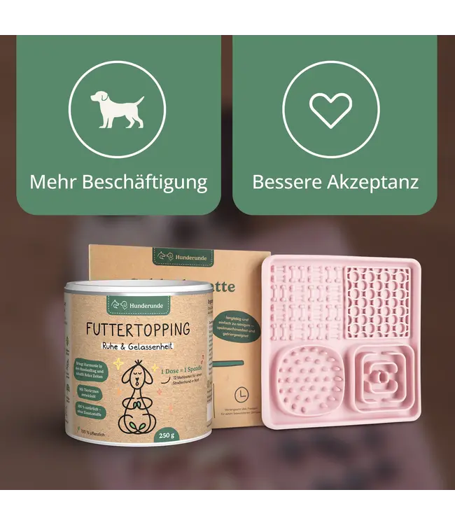 Hunderunde -  Futtertopping Ruhe & Gelassenheit - 250g