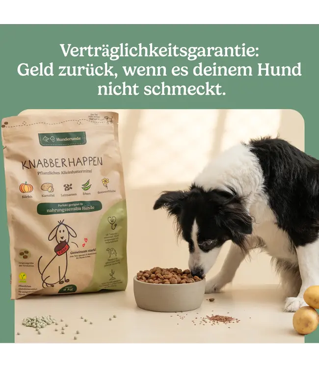 Hunderunde -  Trockenfutter Knabberhappen - 4kg