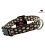 Suchtrupp -  Hundehalsband Dots Brown-Grey