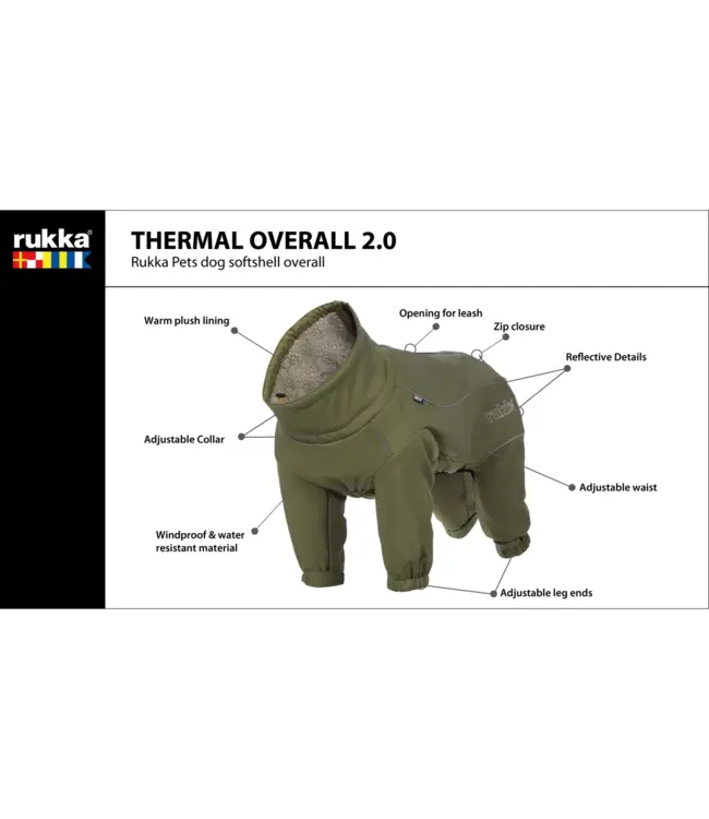 Rukka Pets - Hunde Thermo Overall 2.0