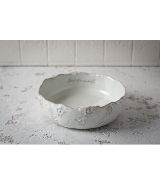 Paul & Paulina - Keramik Hundenapf Blüte