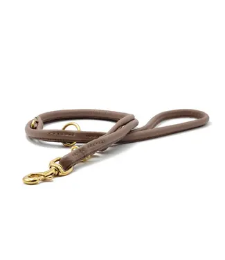 Maul Ledermanufaktur - Hundeleine rundgenäht Taupe