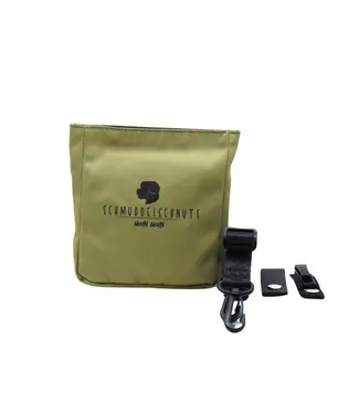 Schmuddelschnute - Futterbeutel "Leckerlibüdel" khaki