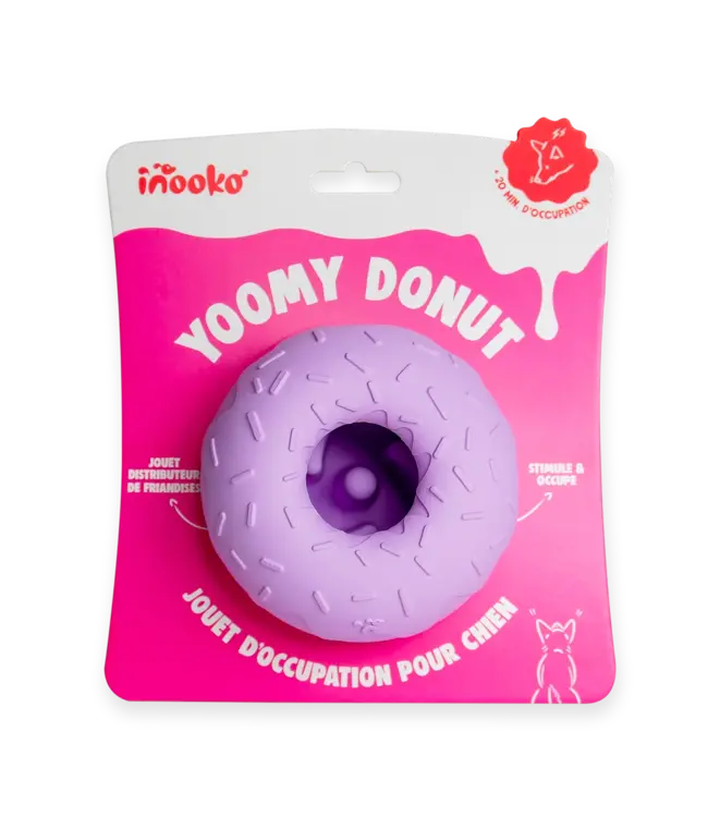 Inooko - Beschäftigungsspielzeug für Hunde - Yoomy Donut