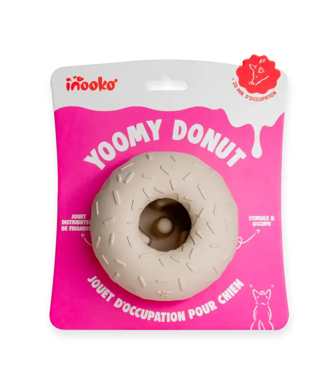 Inooko - Beschäftigungsspielzeug für Hunde - Yoomy Donut