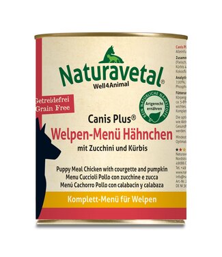 Naturavetal - Canis Plus® Welpen-Menü Hähnchen