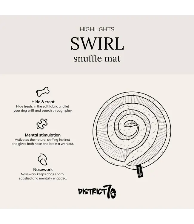 District 70 -  Hundespielzeug Swirl