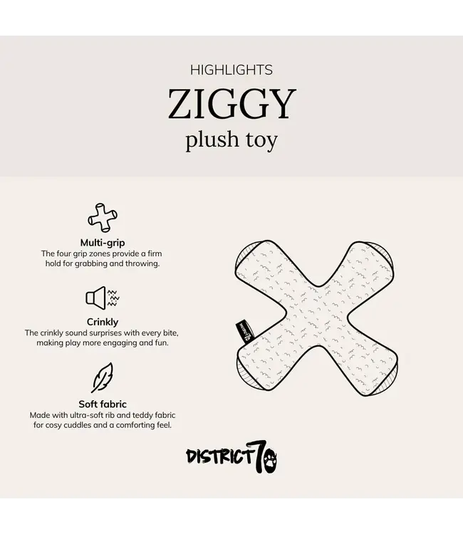 District 70 -  Hundespielzeug Ziggy