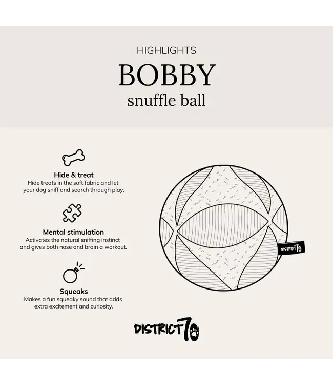 District 70 -  Hundespielzeug Bobby