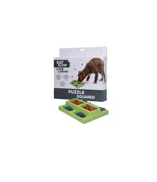 Hofmann Animal Care - Intelligenzspielzeug Eat Slow Live Longer Puzzle Squared