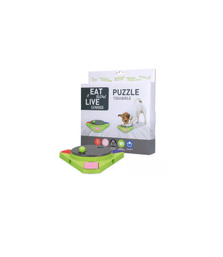Hofmann Animal Care - Intelligenzspielzeug Eat Slow Live Longer Puzzle Triangle
