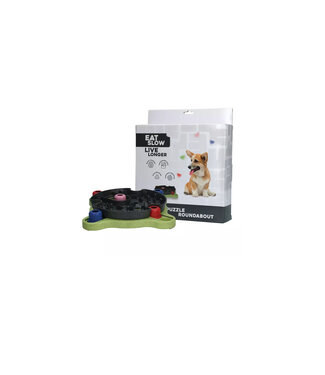 Hofmann Animal Care - Intelligenzspielzeug Eat Slow Live Longer Puzzle Roundabout