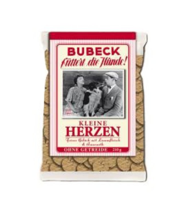 Bubeck - Kleine Herzen - die getreidefreie Belohnung mit dem besten aus dem Lamm gebacken 210 gr.