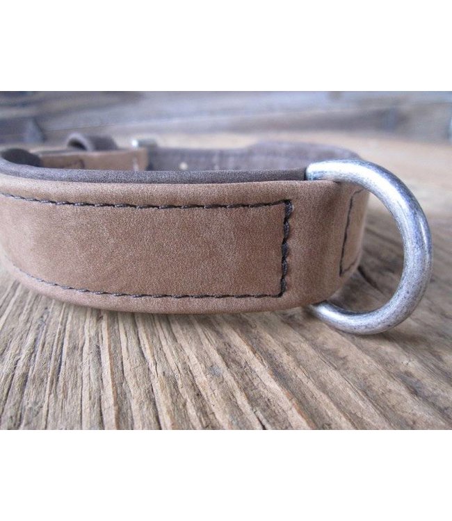 Lueti Pilatus Hundehalsband Sand-Braun Pur