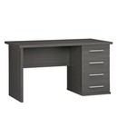 BEUK 68 x 130 - 72cm Hoog - Bureau 4 Laden - Zwart - Wouw