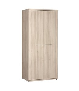 BEUK Kledingkast 2-deurs 200x89x58 Licht hout - Wouw