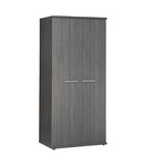 BEUK Kledingkast 2-deurs 200x89x58 Zwart - Wouw