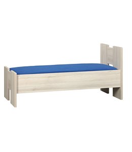 BEUK Eenpersoonsbed 90x220 Licht hout - Wouw