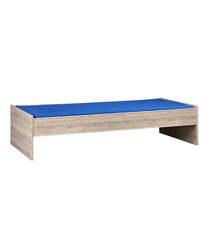 BEUK Bedframe 90X200 cm - Donker Grijs Hout - Budel (Nederlands Product)