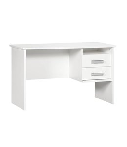 BEUK 58 x 125 - 75cm Hoog - Bureau Incl Witte Fronten - Wit - Effen