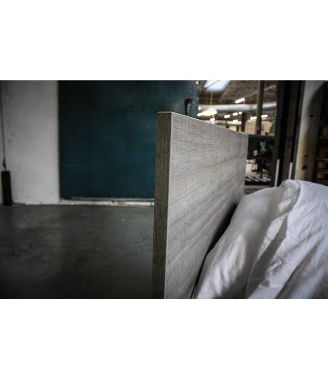 BEUK Bedframe 120X200 cm - Donker Grijs Hout - Best (Nederlands Product)