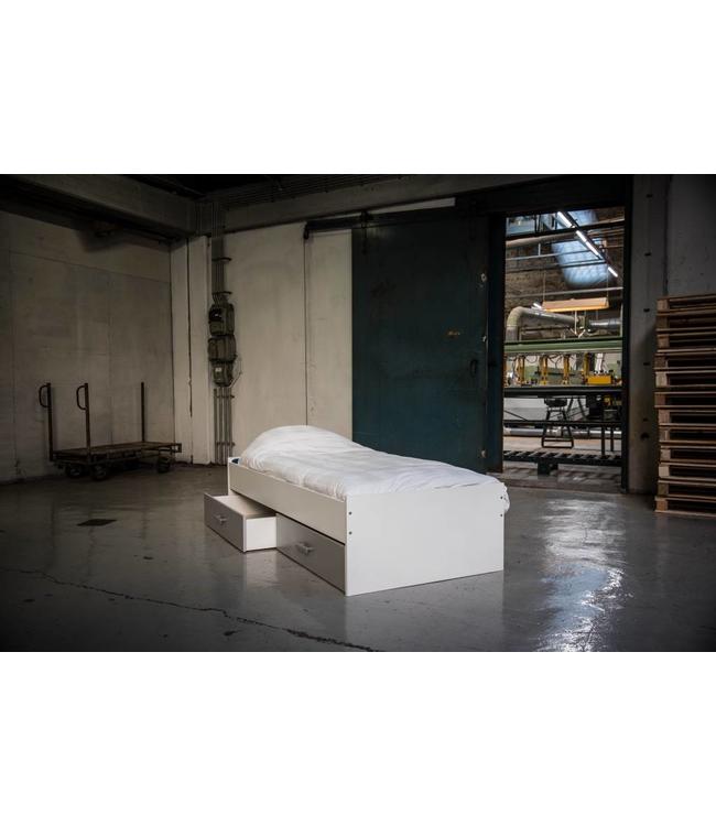 BEUK Bedframe 90X200 cm - Wit - Budel (Nederlands Product)