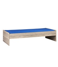 BEUK Bedframe 90x210 cm - Donker Grijs Hout – Budel (Nederlands Product)