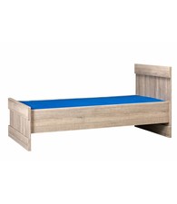 BEUK Bed 90x200 - Donker grijs hout - Storm (Nederlands Product)