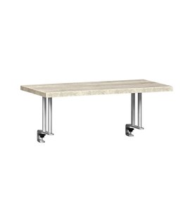 BEUK Opzetstuk bureau - Wouw - Donker Grijs Hout