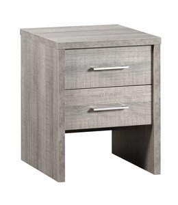 BEUK Nachtkastje Senior Donker Grijs Hout